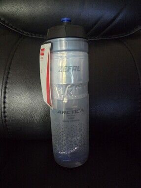 Zefal Arctica 750ml Insulated Black and Blue Bottle BPA Free Made In France